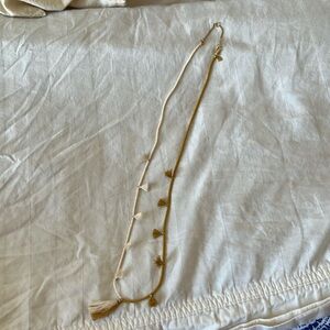 Madewell tassel beaded necklace